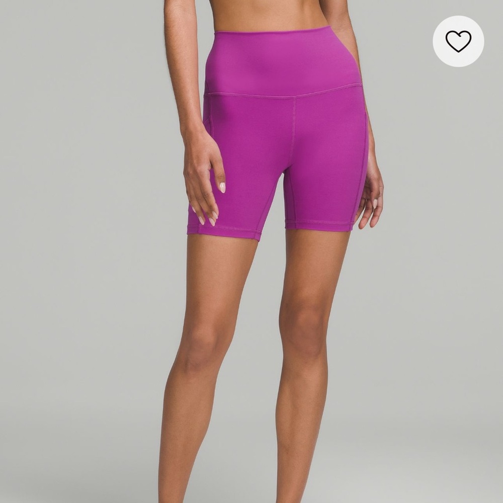 lululemon athletica Align Short w/ pockets Vivid Plum 6”